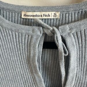 Abercrombie & Fitch Light Blue Knit Vest Top